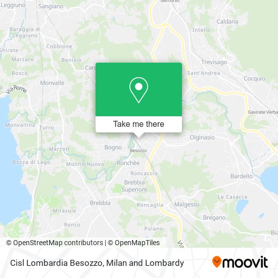 Cisl Lombardia Besozzo map