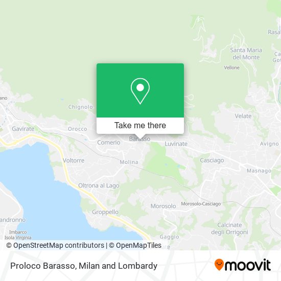 Proloco Barasso map