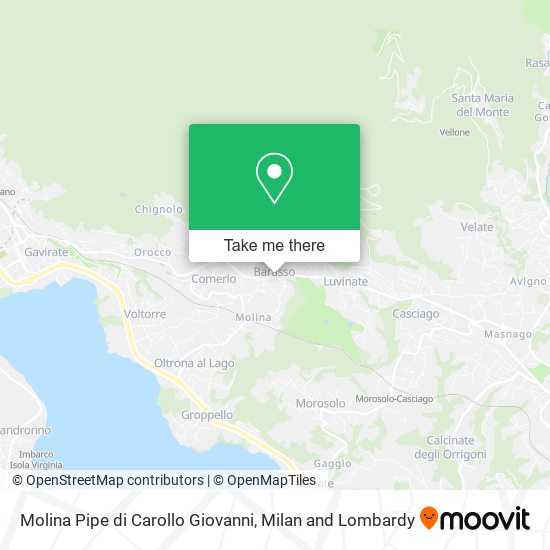 Molina Pipe di Carollo Giovanni map