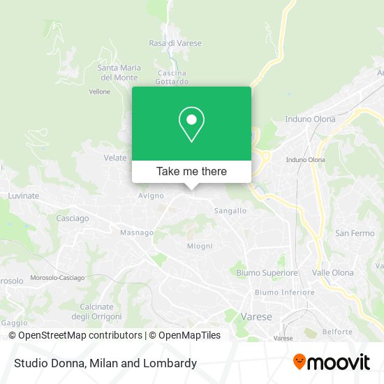 Studio Donna map