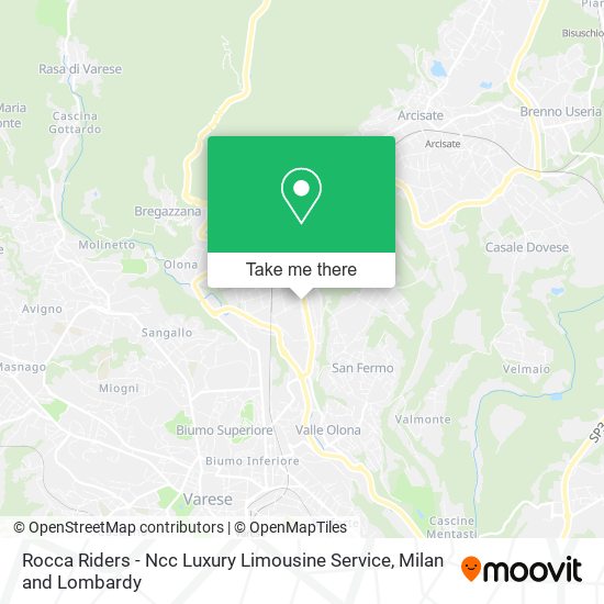 Rocca Riders - Ncc Luxury Limousine Service map