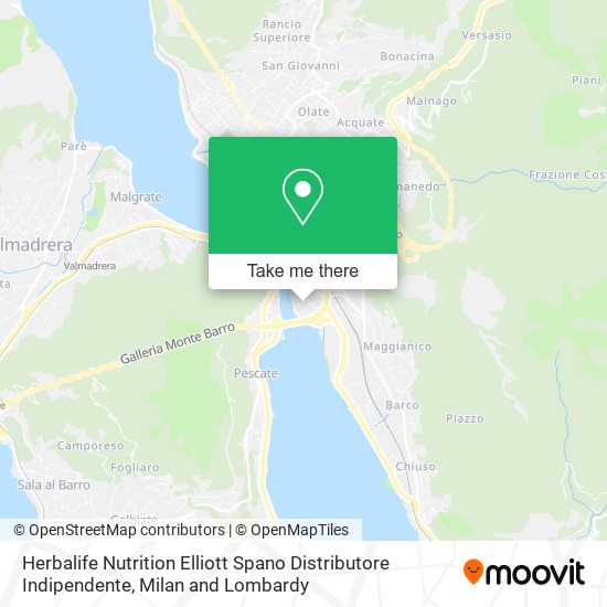 Herbalife Nutrition Elliott Spano Distributore Indipendente map