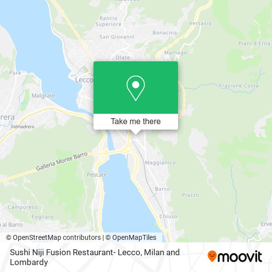 Sushi Niji Fusion Restaurant- Lecco map