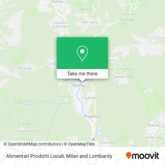 Alimentari Prodotti Locali map