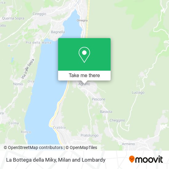 La Bottega della Miky map
