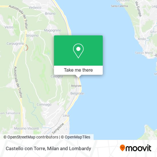 Castello con Torre map