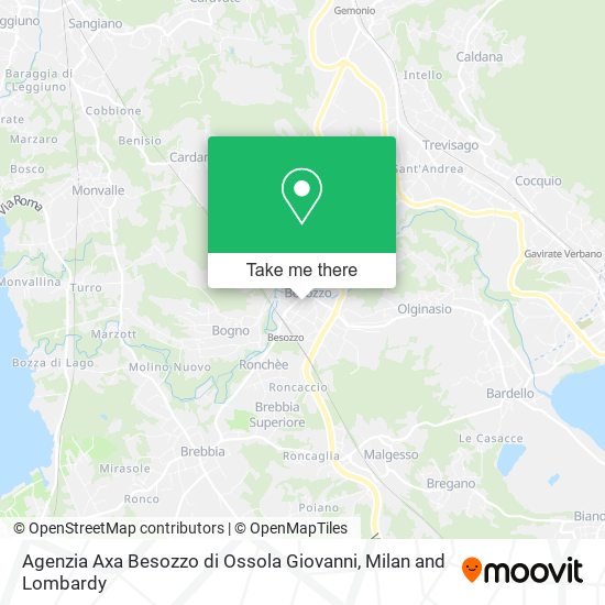 Agenzia Axa Besozzo di Ossola Giovanni map