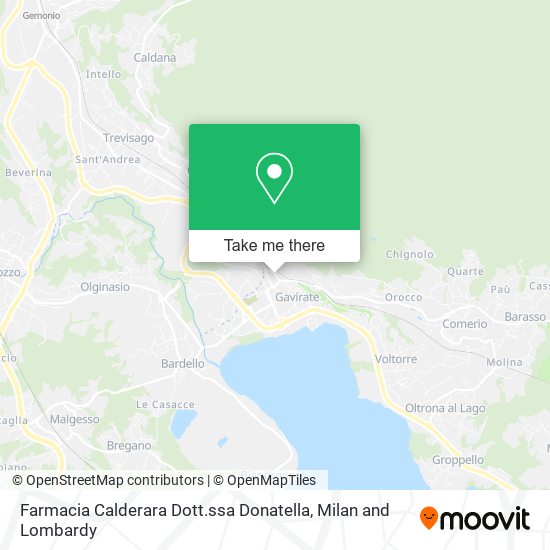 Farmacia Calderara Dott.ssa Donatella map