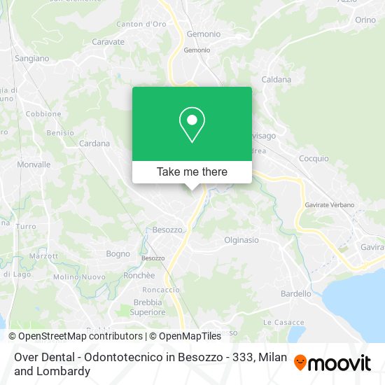 Over Dental - Odontotecnico in Besozzo - 333 map