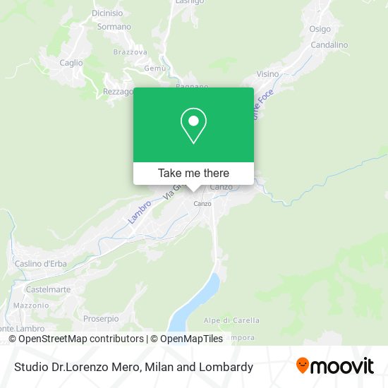 Studio Dr.Lorenzo Mero map
