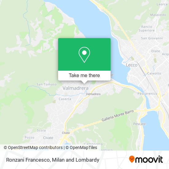 Ronzani Francesco map