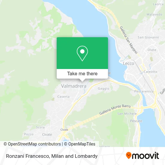Ronzani Francesco map