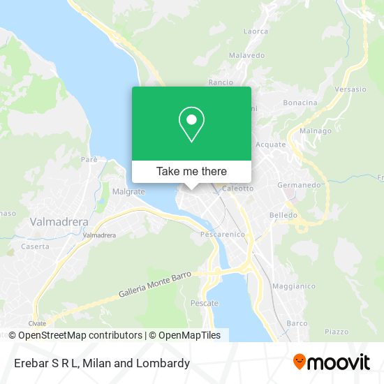 Erebar S R L map