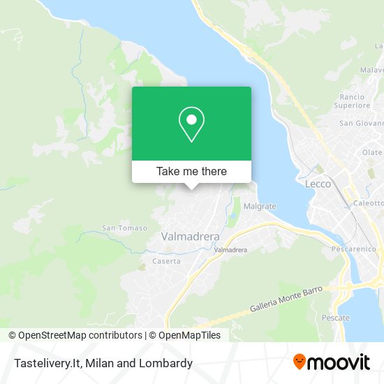Tastelivery.It map