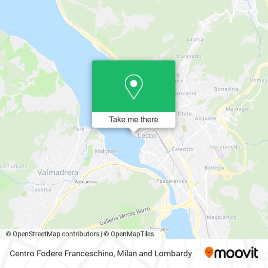 Centro Fodere Franceschino map