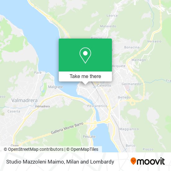 Studio Mazzoleni Maimo map