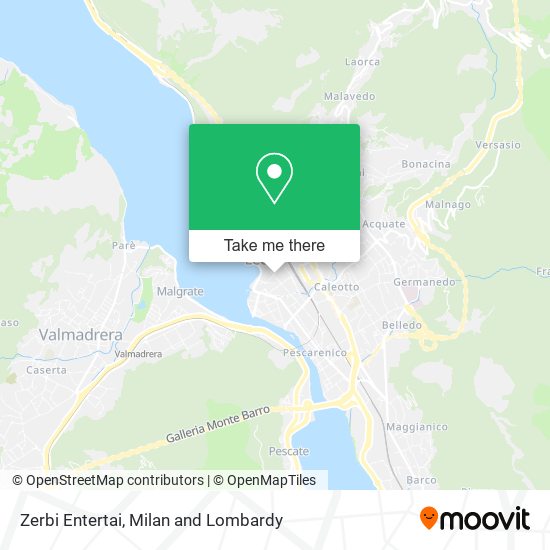 Zerbi Entertai map