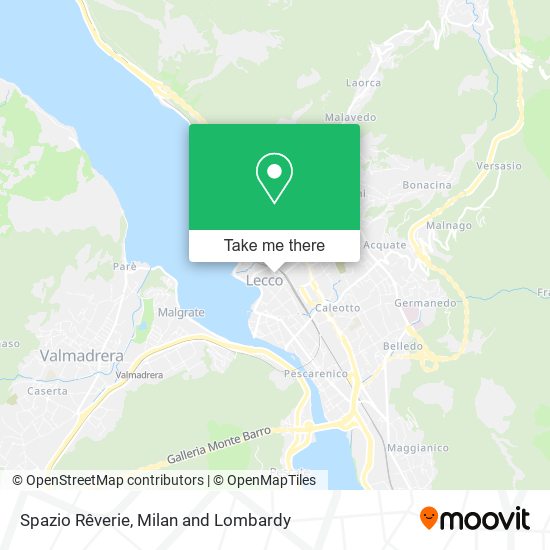 Spazio Rêverie map