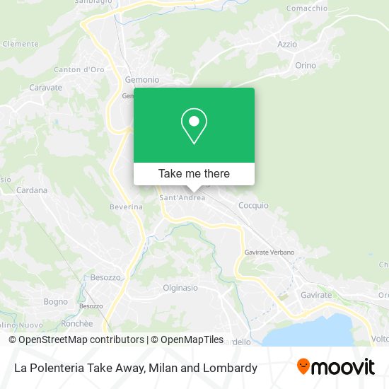 La Polenteria Take Away map