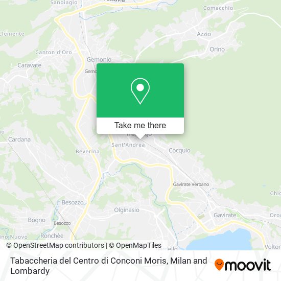 Tabaccheria del Centro di Conconi Moris map