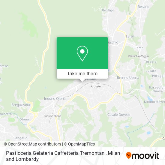 Pasticceria Gelateria Caffetteria Tremontani map
