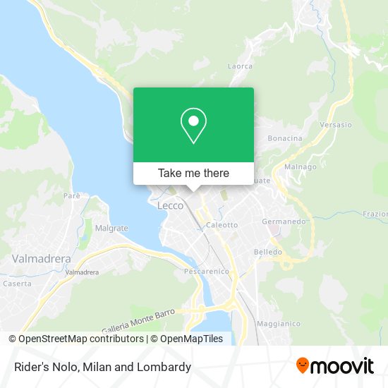 Rider's Nolo map