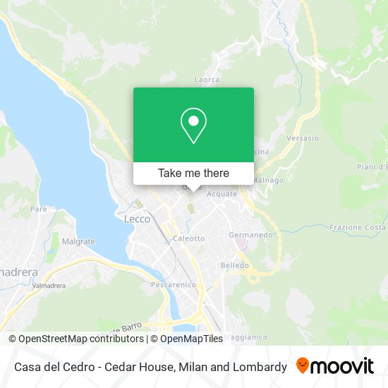 Casa del Cedro - Cedar House map