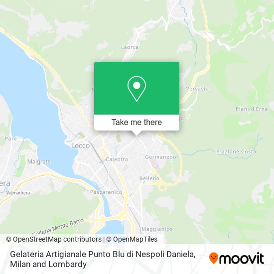 Gelateria Artigianale Punto Blu di Nespoli Daniela map