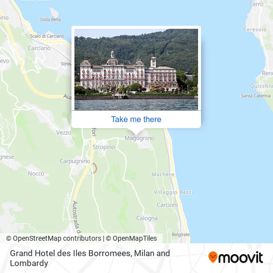 Grand Hotel des Iles Borromees map