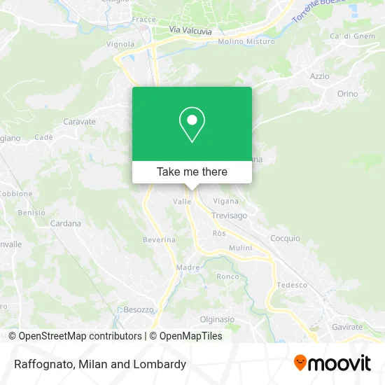 Raffognato map
