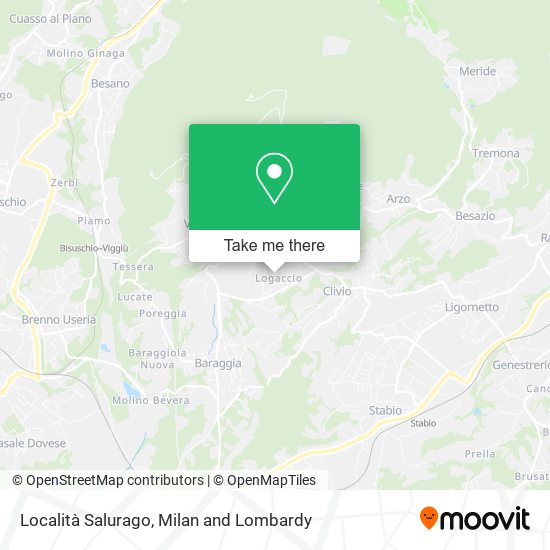 Località Salurago map