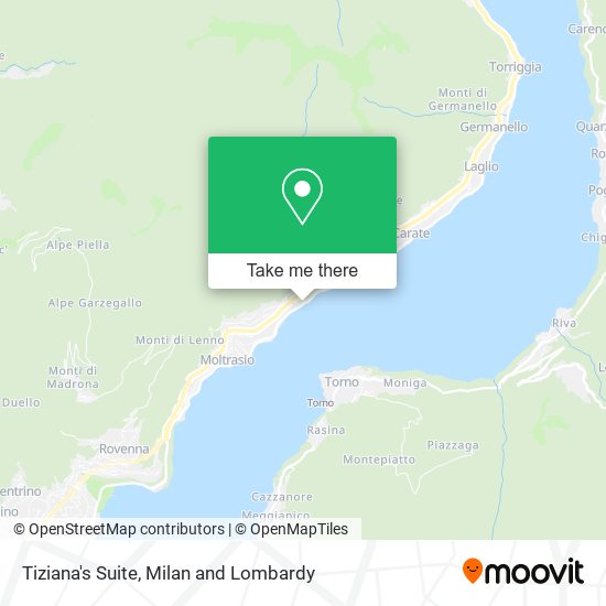 Tiziana's Suite map