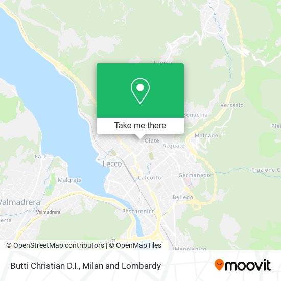 Butti Christian D.I. map