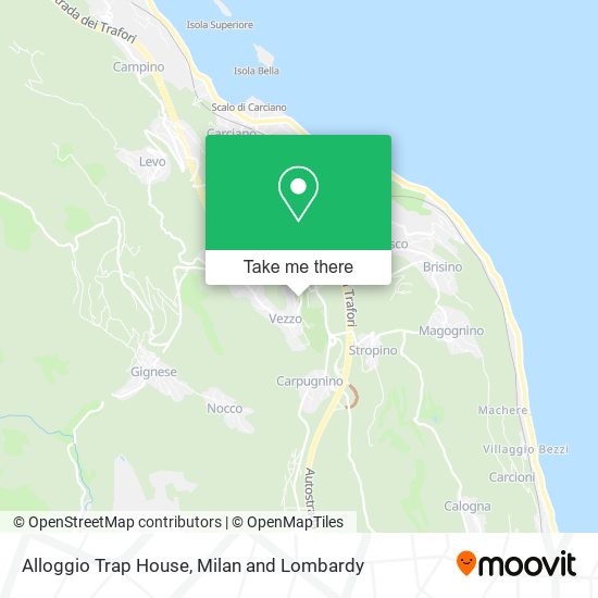 Alloggio Trap House map