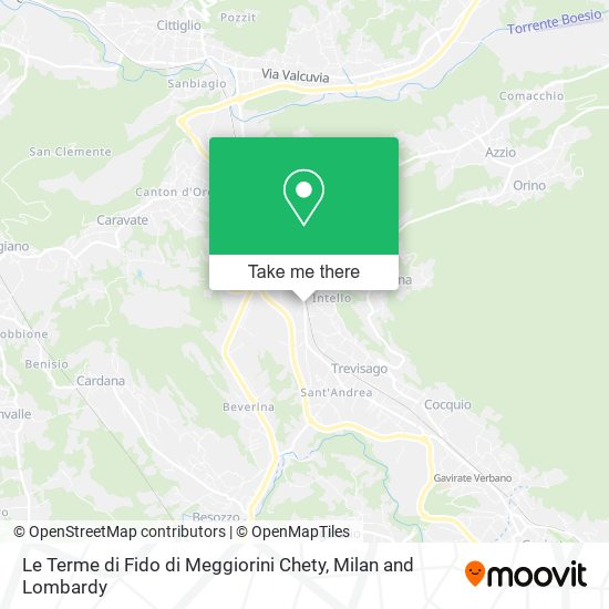 Le Terme di Fido di Meggiorini Chety map