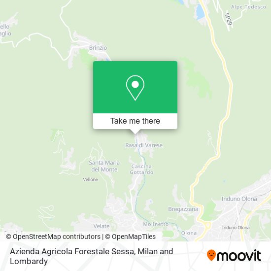 Azienda Agricola Forestale Sessa map