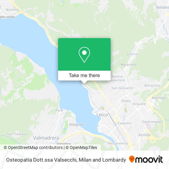 Osteopatia Dott.ssa Valsecchi map