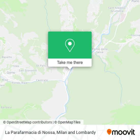 La Parafarmacia di Nossa map