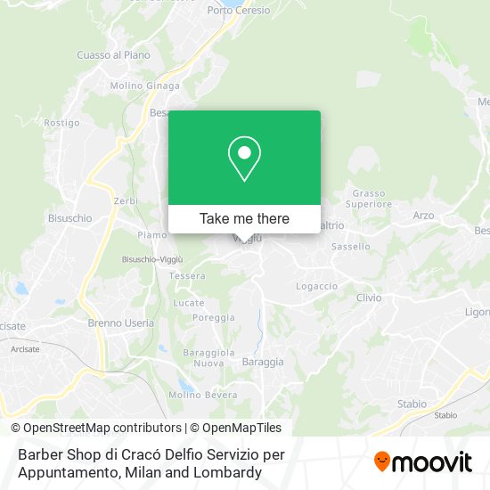 Barber Shop di Cracó Delfio Servizio per Appuntamento map