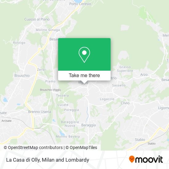 La Casa di Olly map