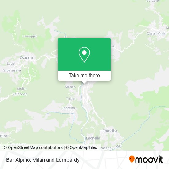 Bar Alpino map