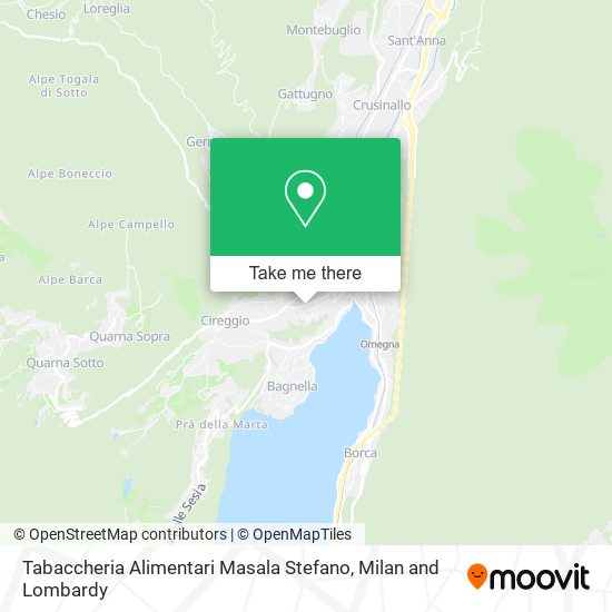 Tabaccheria Alimentari Masala Stefano map