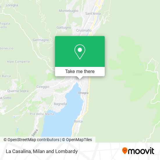 La Casalina map