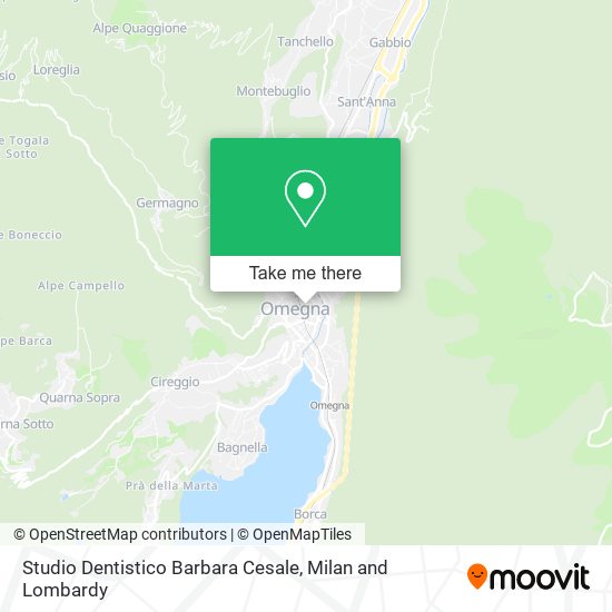 Studio Dentistico Barbara Cesale map