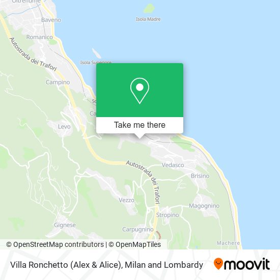 Villa Ronchetto (Alex & Alice) map