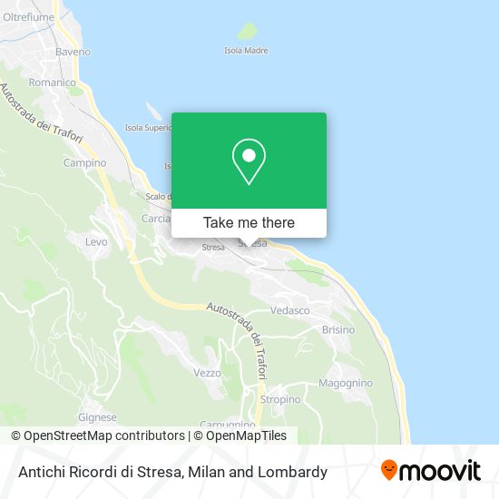 Antichi Ricordi di Stresa map