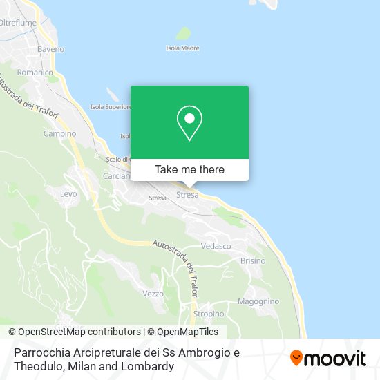 Parrocchia Arcipreturale dei Ss Ambrogio e Theodulo map
