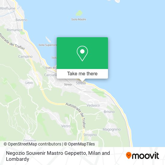 Negozio Souvenir Mastro Geppetto map
