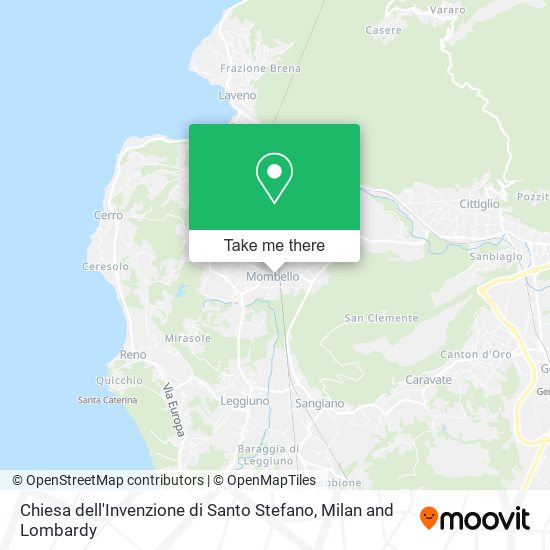 Chiesa dell'Invenzione di Santo Stefano map