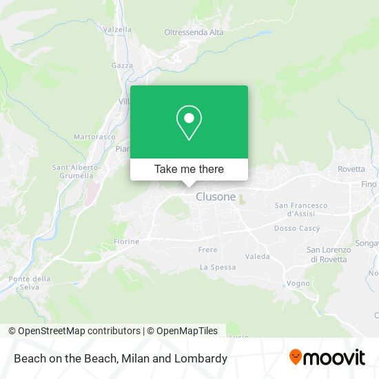 Beach on the Beach map